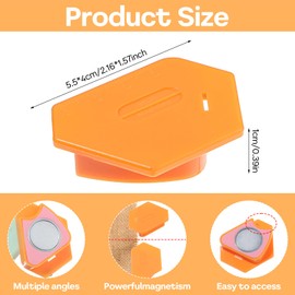 JJUNW Magnetic Seam Guide, Removable Magnetic Seam Guide with Scale Multifucntional Magnetic Seam Guide Universal Magnetic Seam Sewing Guide for Beginners