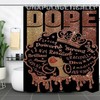 Black Woman Shower Curtain African American Fashion Afro Black Girl
