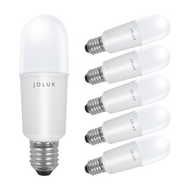 Jolux Stick Light Bulbs Dimmable,led Bulbs 100 watt Equivalent,2700K(Soft White) led Enclosed Fixture Rated, 14 Watt 1500 Lumen,Standard Medium Screw Base,E26,6 Pack……