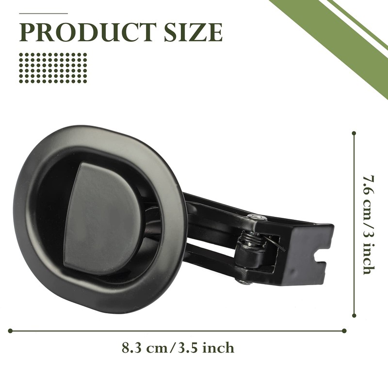 ICYANG Universal Oval Black Plastic Sofa Chair Recliner Release Pull