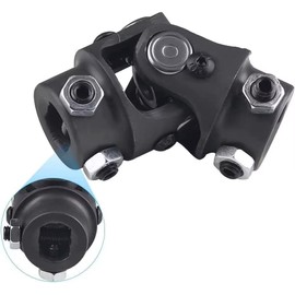 3/4 DD*3/4DD Black Universal Steel Steering Shaft U-Joint