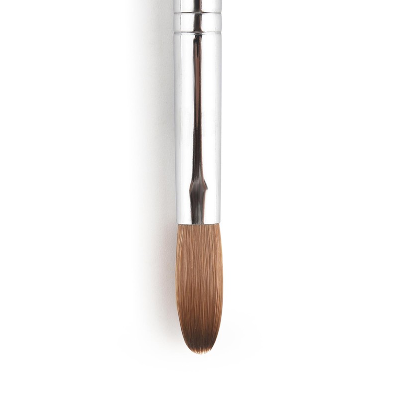 KADS Pure Kolinsky Hair Bristles Acrylic Nail Brush Oval Curled