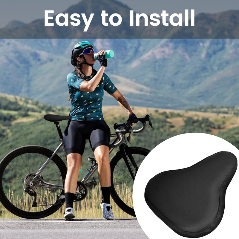 Apausvcm Bicycle Saddle Rain Cover, Saddle Protection, Waterproof Bicycle, Elastic