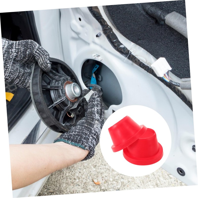 BUGUUYO 2 Pcs Car Door Speaker Covers Speaker Protector Shield