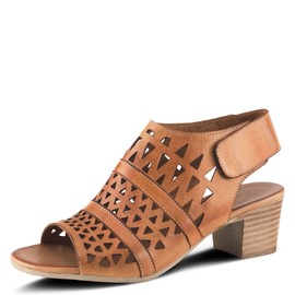 Spring Step Women's Style Dorotha Brown Euro Size 41 Leather Sandal
