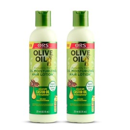ORS Olive Oil Incredibly Rich Oil Moisturizing Hair Lotion with Castor Oil 8.5 Ounces (2)