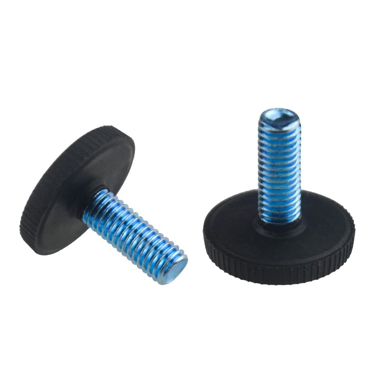 TOVOT 24pcs M6 Adjustable Funirutre Feet Screwable Furniture Feet