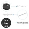 TOP-VIGOR 1Pcs Combination Lock 5 Inch, 3 Digit Outdoor Waterproof