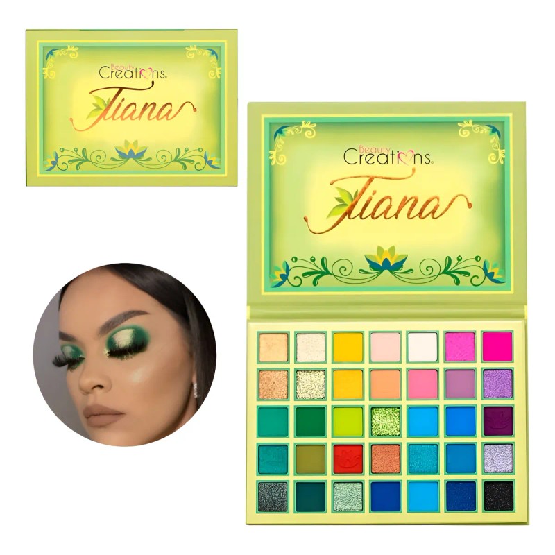 Paleta De Sombras Tiana X Beauty Creations 35 Tonos Tiana