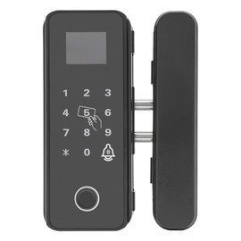 Keyless Smart Entry Door Lock, Electronic 4-Ways Unlock Door Lock Door Access Control System Fingerprint IC Cards, APP, or Password for Home Apartments, Offices
