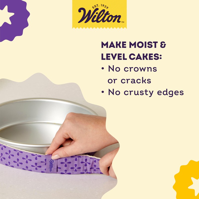 Wilton Bake Even Cake Strips, Prevents Domed Tops & Cracked