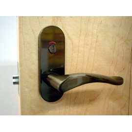 Miwa Lock ZLT902-8 Indoor Lever Handle Toilet Lock, Bronze 0150-531