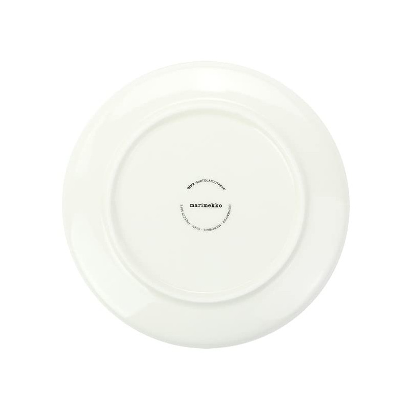 Marimekko UNIKKO Unikko Plate, Round Plate, 7.9 inches (20 cm),