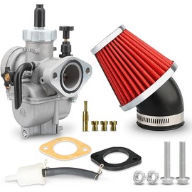 NIBBI Carburetor PE22mm Kit 22mm Carburetor Fit 110cc 125cc 130cc Flange Motorcycle Engines for Dirt Bike Pit Bike ATV 4 Wheeler with Carb Jets
