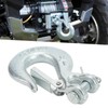Clevis Hook, 1/4 Inch Fork Head Slip Hook with Safety