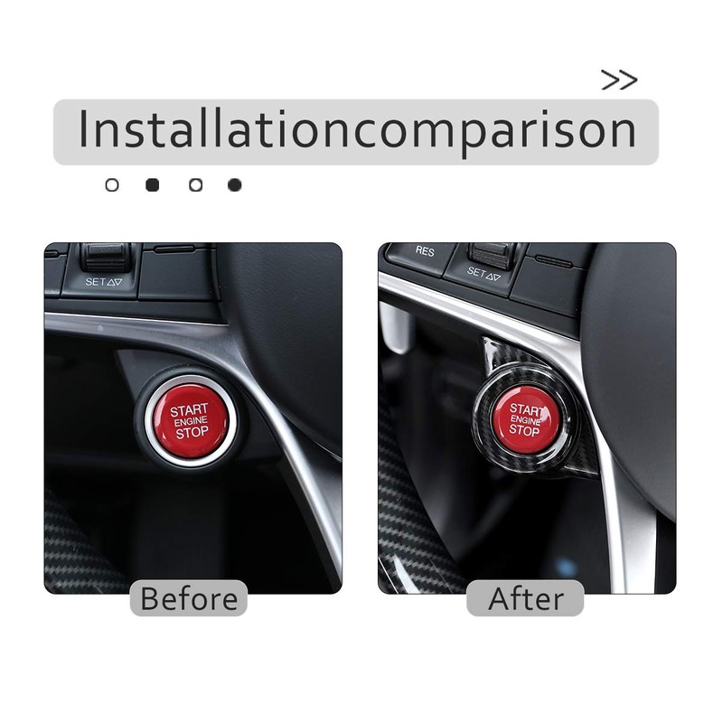 CHEYA for Alfa Romeo Giulia Stelvio 2017-2019 ABS Plastic Car