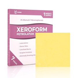 Jusore Apósito Petrolato Xeroform Gasa Fsa Hsa Gasas Antiadherentes Parche Médico Malla Fina Suave Cuidado Heridas Quemaduras Laceraciones Injertos