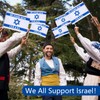 20 Pack Handheld Israel Flags, 5x8 Inch Small Mini Israeli