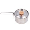 1000ml Camping Pot Stainless Steel Portable Outdoor Tea Coffee Pot