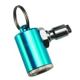 TRIDENT Key Ring Low Pressure Reg Hose All Purpose Inflator Valve (Black)