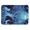 Magic Forest elk Wolf Butterfly Moonlight Fantasy Fairy Tale Scene