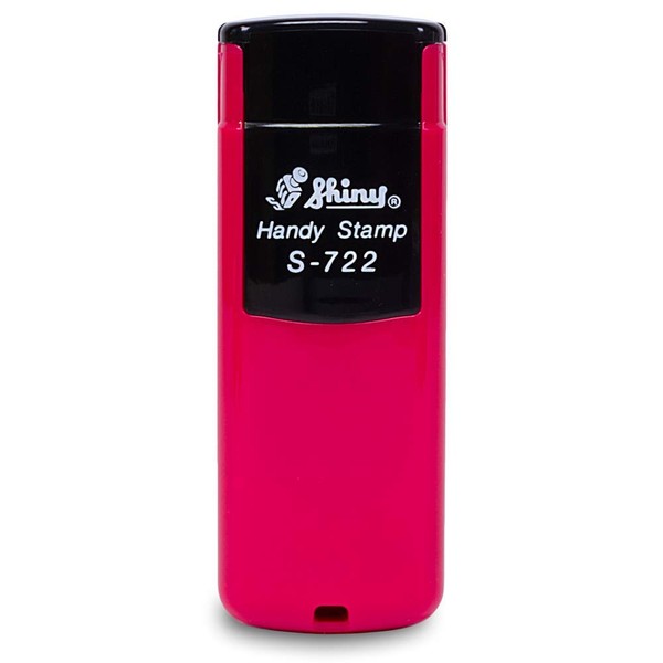 Personalised Pocket Stamp Shiny S-722 Approx. 14 x 38 mm