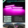 Pink Purple LED Rear Side Marker Lights for 2011-2014 Dodge