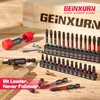 Geinxurn 26pcs 1” 2” Impact #1#2#3 Square Screwdriver Bits Set,(SQ1/SQ2/SQ3)
