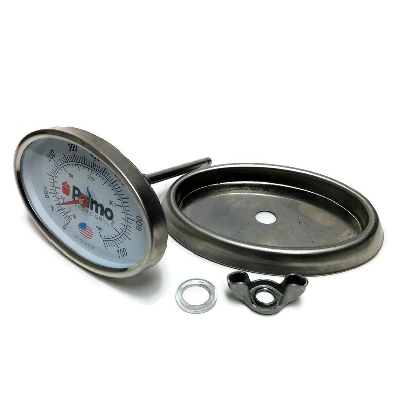 Primo Grill Thermometer and Bezel Combo for Primo Ceramic Grills