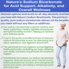 Nature’s Sodium Bicarbonate Organic Use Aluminum Free Baking Soda. No