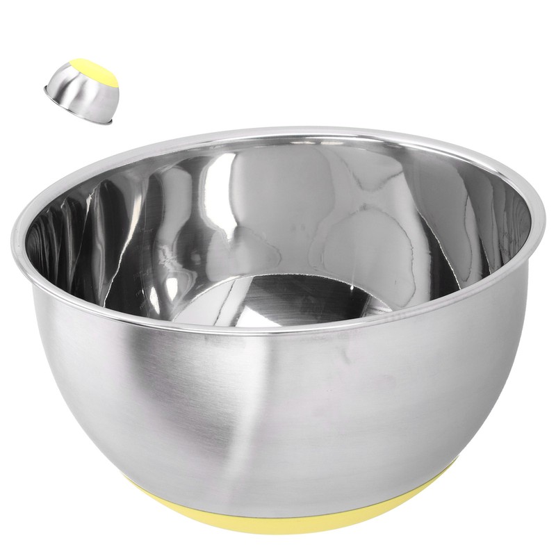 Egg Beating Bowl Baking Basin Stainless Steel Mixing Bowl with