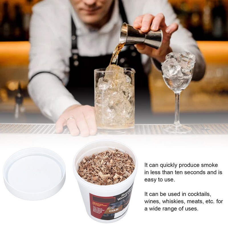Smoking Wood Shavings Natural Rapid Smoke Generation Cocktail Wood Chips