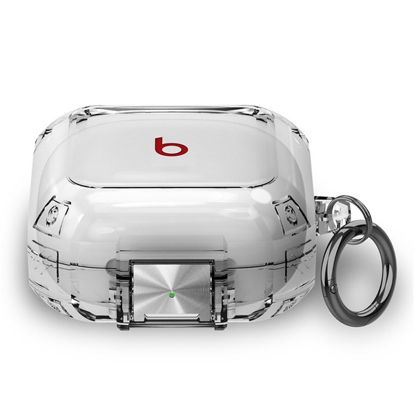 Bamyli Headphone Case, Beats Fit Pro Accessories with Anti-Lost Keychain,