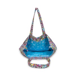 JuJuBe x tokidoki 20th Anniversary Celebration Super Be Plus Tote Bag, Purses for Women, Bag for School or Travel, Fits Laptops and Notebooks, 8 Pockets and Long Shoulder Straps, Machine Washable