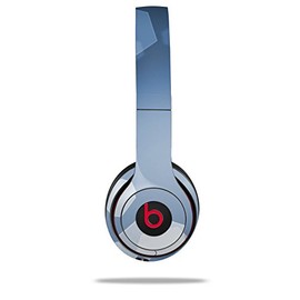 WraptorSkinz Skin Compatible with Beats Solo 4, Solo 3 and Solo 2 Wireless Headphones - Bokeh Hex Blue - Decal Vinyl Wrap (Headphones NOT Included)