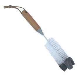 melii Bamboo Bottle Brush with Sponge Top