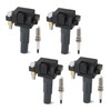 JDMON UF665 4PCS Ignition Coils Pack and Spark Plug Compatible