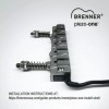 Brenner piezo-one saddle for Tele 4 hole ashtray bridge -