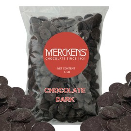 Dark Chocolate Melting Wafers – Smooth and Creamy, Perfect for Dipping, Baking, Candy Making, and Decorating Desserts – Ideal for Fountains, Coating, and Molded Chocolates. (5 pounds)