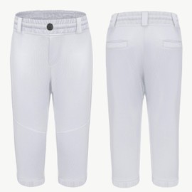 MIVEI 2T/3T/4T/5T to Youth Toddler Boys Knicker Baseball Pants Kids Gilrs Softball Tball Tee Ball Pant Belt Loops Side Piped