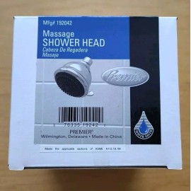 Premiere Massage Shower Head, 5 Settings, 2.5 GPM@80psi, Chrome Finish