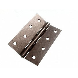 TERF® Steel Butt Hinges 75mm Door Butt Hinges Folding 75mm [3 inch] Self Colour for Home Furniture Bathroom Cabinet Window Internal Doors Including Fixing Screw - Pack of 6