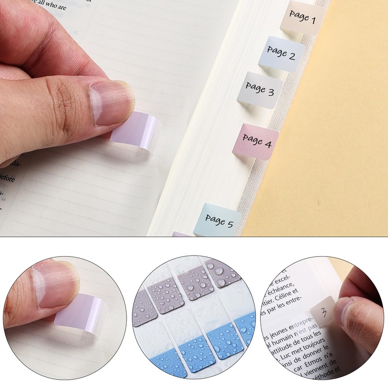 Mr. Pen- Sticky Index Tabs, 480 Pcs, Pastel Sticky Tabs