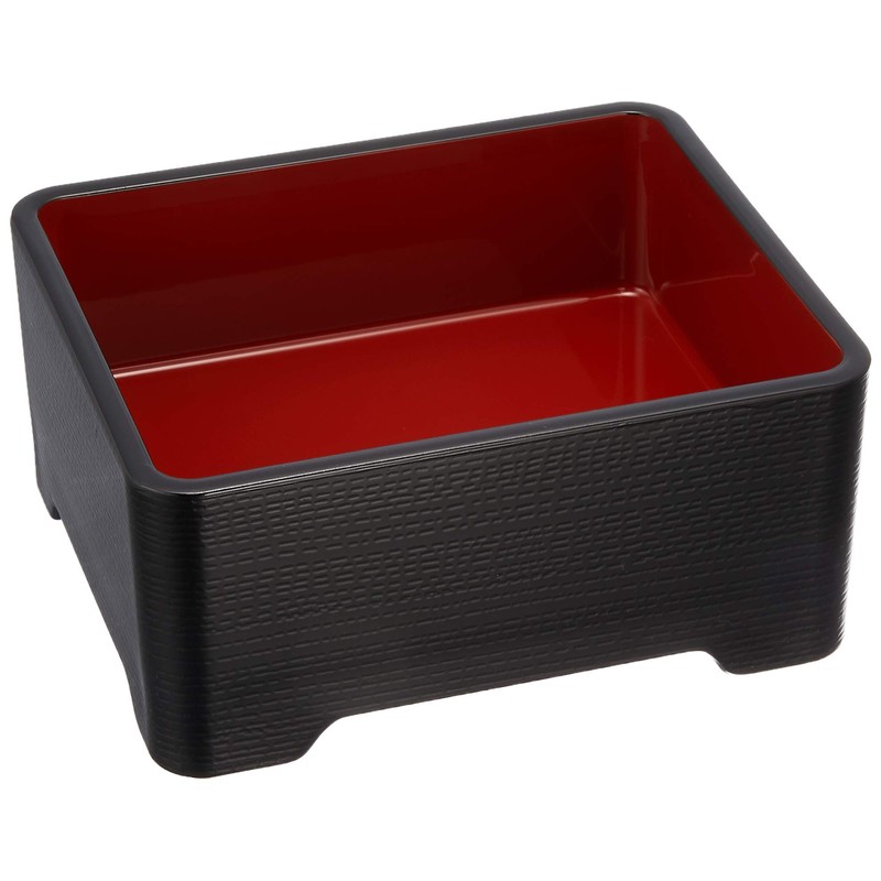 Wakaizumi Lacquerware 1-571-4 Unagi Heavy Eel, New Wood Grain, Vermilion