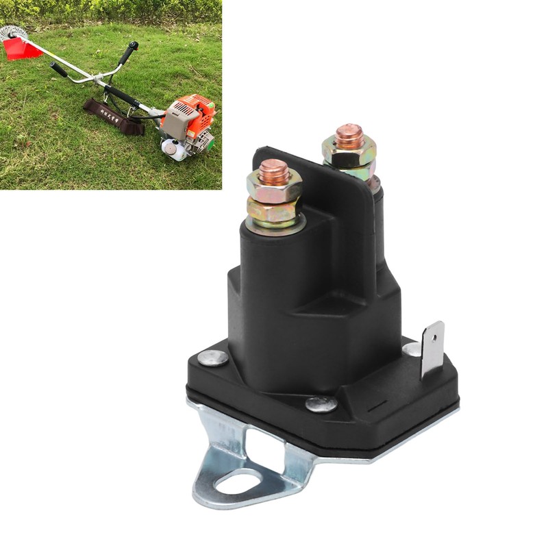 Lawn Mower Relay ABS Housing Brass Coil Starter Solenoid Relay
