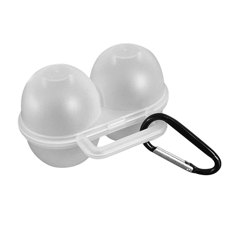 2pcs Eggs Carrier Egg Case, Plastic Eggs Storage Box with
