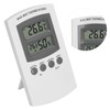 LCD Temperature and Humidity Monitor WallMountable Wired Flower Planting Hygrometer