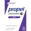 Propel Powder Packets Grape with Electrolytes Vitamins and No Sugar,