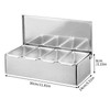 IGTOPS Ingredient Container with Lid and Spoon, Spice Box, Side