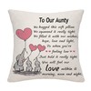 Bommex Aunty Aunt Auntie Cushion Cover Throw Pillow Cover Cushion